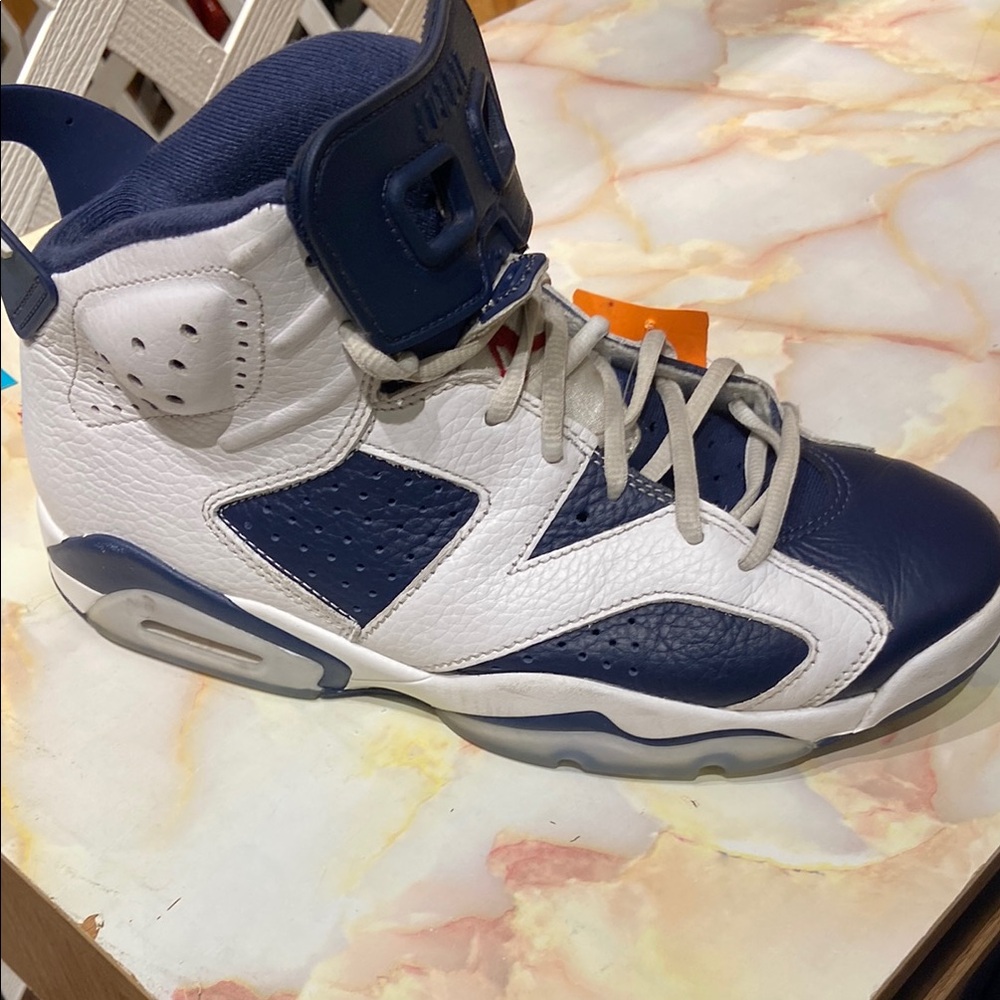 Kids Blue and White Sneakers